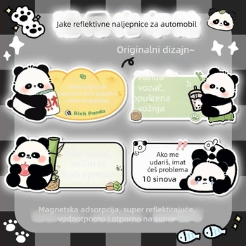 Automobilska naljepnica s karikaturnim dizajnom, magnetska montaža, materijal: naljepnica, marka: Friendly, šifra: Xmctie