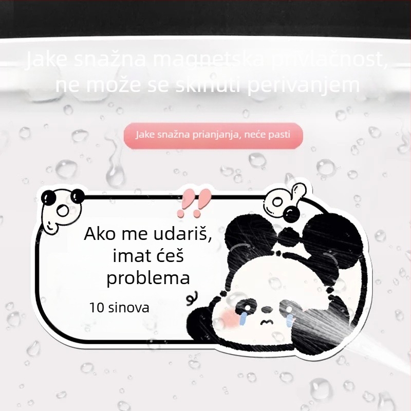 Automobilska naljepnica s karikaturnim dizajnom, magnetska montaža, materijal: naljepnica, marka: Friendly, šifra: Xmctie