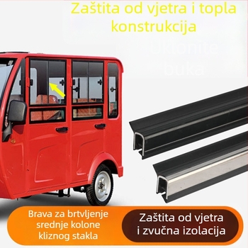 Brtveni trak za vrata i prozore – gumeni, univerzalni, za električno zatvoreno vozilo