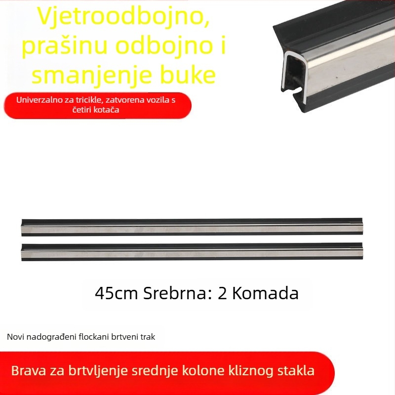 Brtveni trak za vrata i prozore – gumeni, univerzalni, za električno zatvoreno vozilo