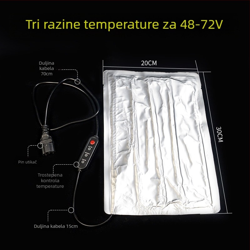 DIY grijani jastuk za sjedalo za električna vozila – PTC grijanje, zimska upotreba, podrijetlo Fujian, Kina