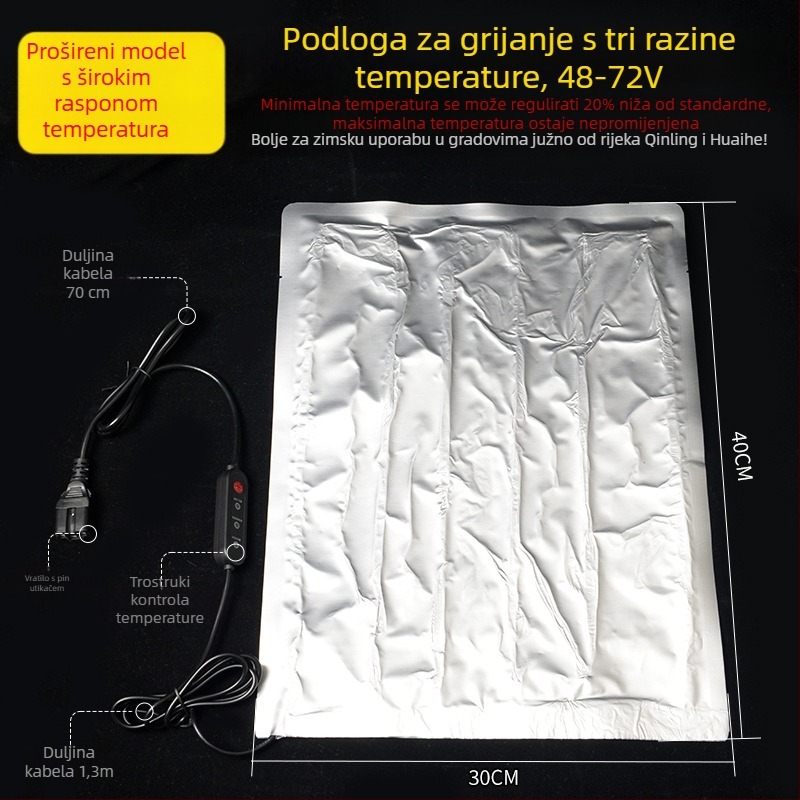 DIY grijani jastuk za sjedalo za električna vozila – PTC grijanje, zimska upotreba, podrijetlo Fujian, Kina