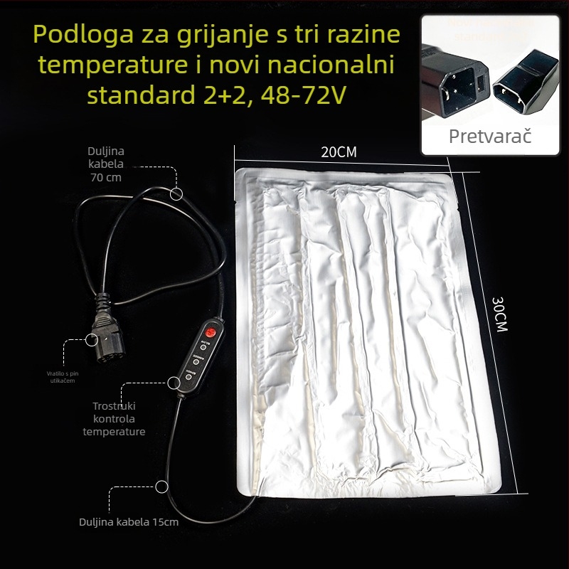 DIY grijani jastuk za sjedalo za električna vozila – PTC grijanje, zimska upotreba, podrijetlo Fujian, Kina
