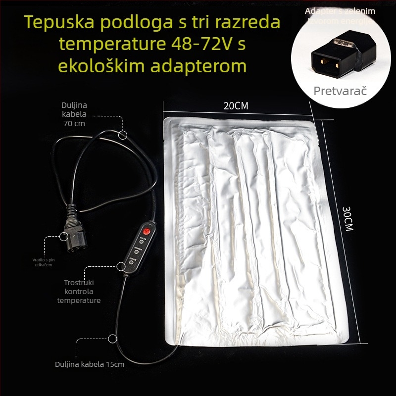 DIY grijani jastuk za sjedalo za električna vozila – PTC grijanje, zimska upotreba, podrijetlo Fujian, Kina