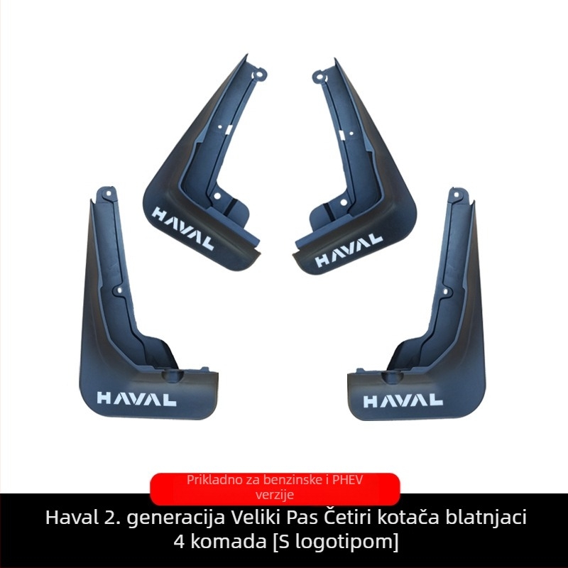 Haval Dargo 2. generacije blatobrani, stražnje unutarnje obloge kotača i dijelovi za prilagodbu lukova kotača