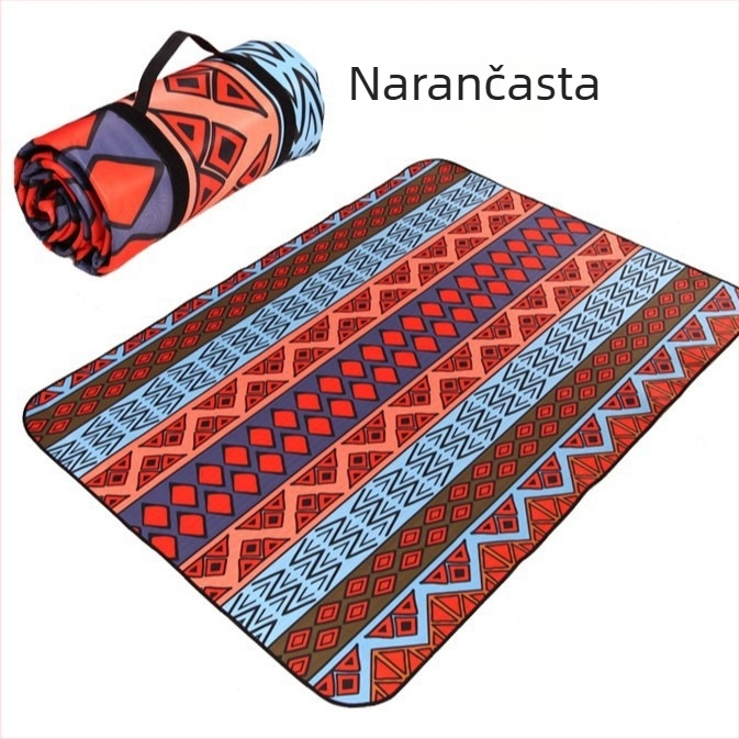 Etno-stil podloga otporna na vlagu za vanjsku upotrebu – za piknik i kampiranje, poliester tkanina s vodootpornim slojem aluminijske folije