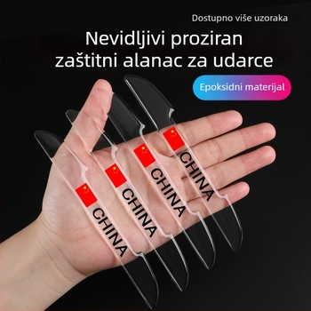 Auto zaštitna traka za vrata — protiv sudara, plastični materijal, model Blade anti-collision patch, prilagodljiva obrada