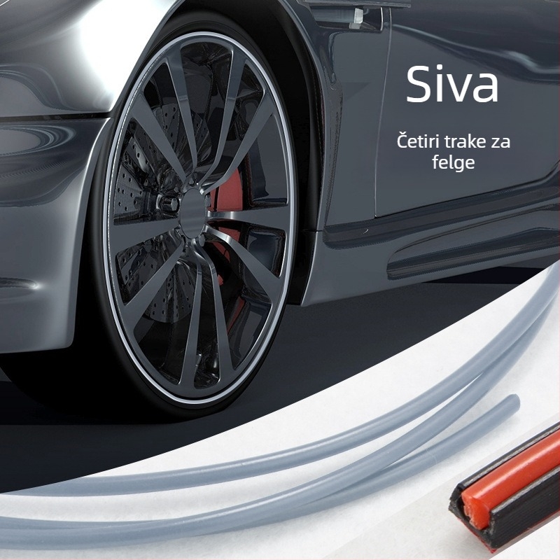 PVC zaštitna traka za hub automobila, anti-kolizijski traka, Generalni model, kompatibilan sa svim modelima, marka Yizhi Valley