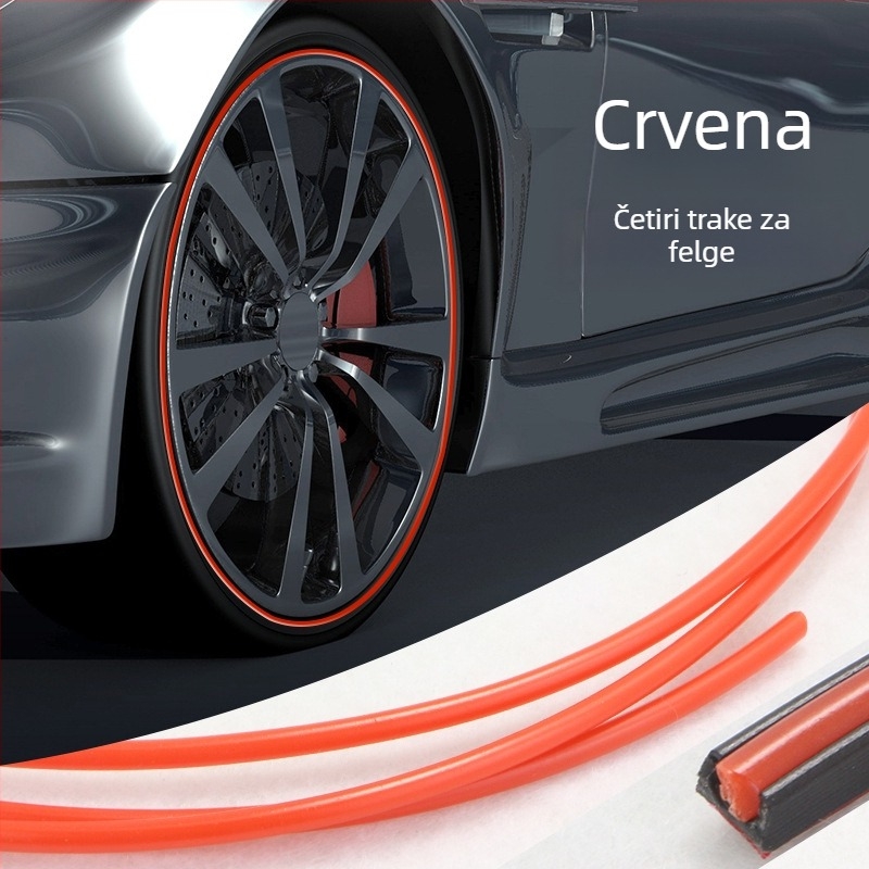 PVC zaštitna traka za hub automobila, anti-kolizijski traka, Generalni model, kompatibilan sa svim modelima, marka Yizhi Valley