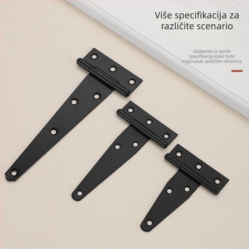 Teški T-tip panta, hladno valjani čelik, sprej premaz, namijenjeno za drvena vrata i ograde