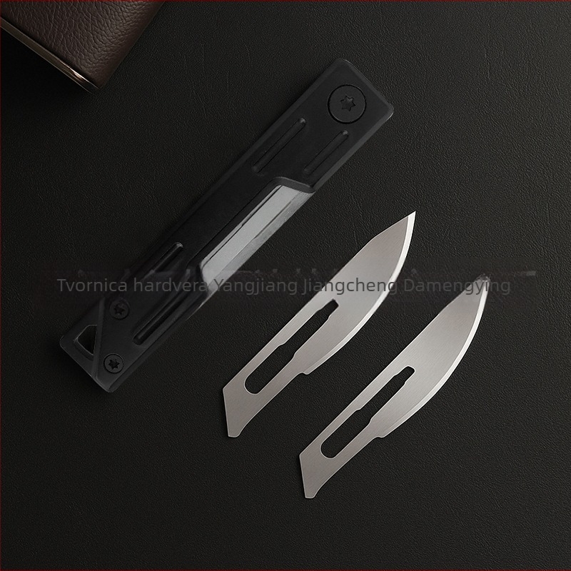 Nehrđajući čelični mini sklopivi nož, brzo otvaranje, ključni lanac, 5.8 cm oštrica, 3Cr13