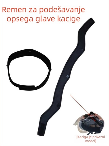 Pribor za jastučić kacige — univerzalno podesiva traka, uklonjivi apsorber znoja, za kacigu motocikla, model Twd0086