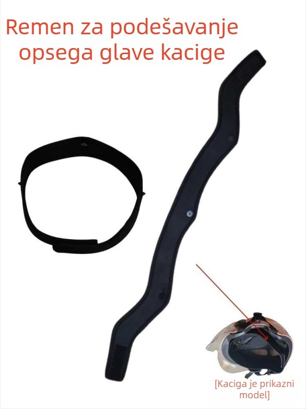 Pribor za jastučić kacige — univerzalno podesiva traka, uklonjivi apsorber znoja, za kacigu motocikla, model Twd0086