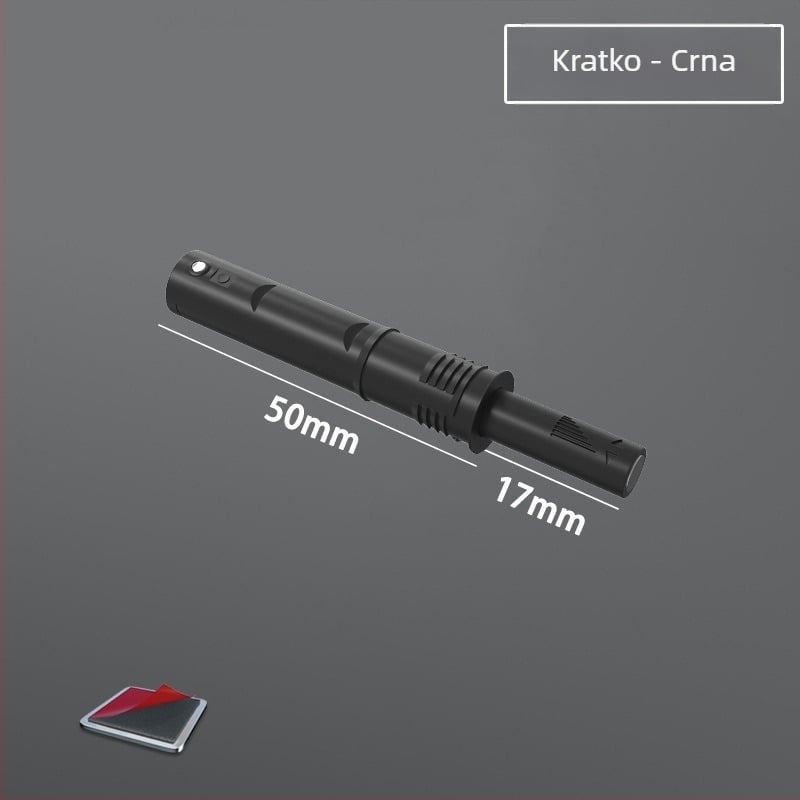 Hardver za skrivene magnetske dodirne mehanizme na vratima ormara, model 048, ABS, ubrizgano, moderni minimalistički stil