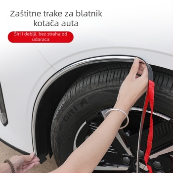 PVC zaštita blatnika automobila, univerzalna, elektroplating model, prilagodljivo, traka protiv ogrebotina