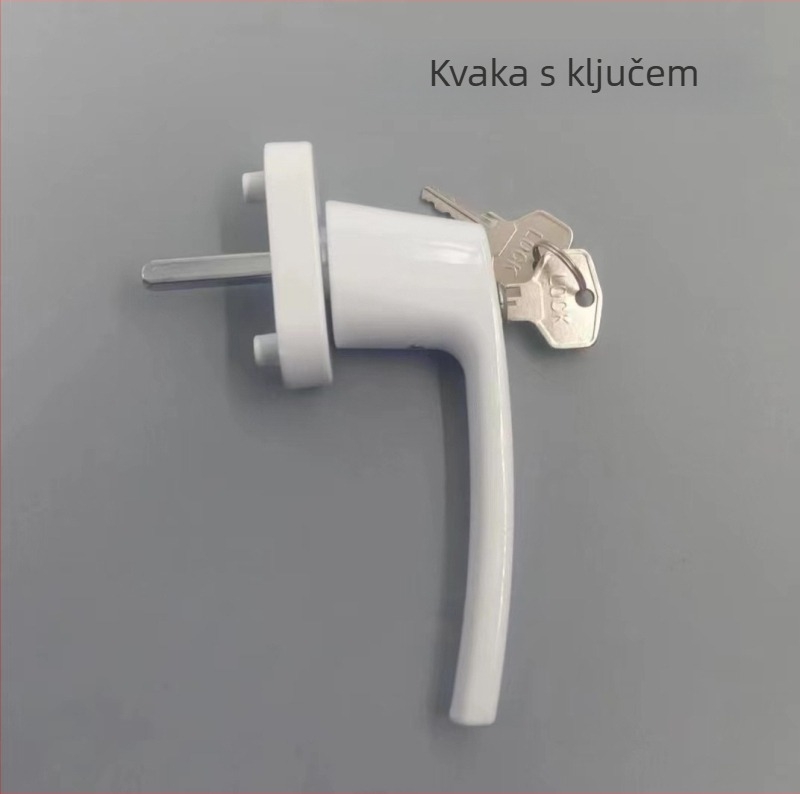 Kuka za klizna vrata od aluminijske legure, model cross-wear, elektroplatirani završni sloj, površinska montaža, unutarnja uporaba