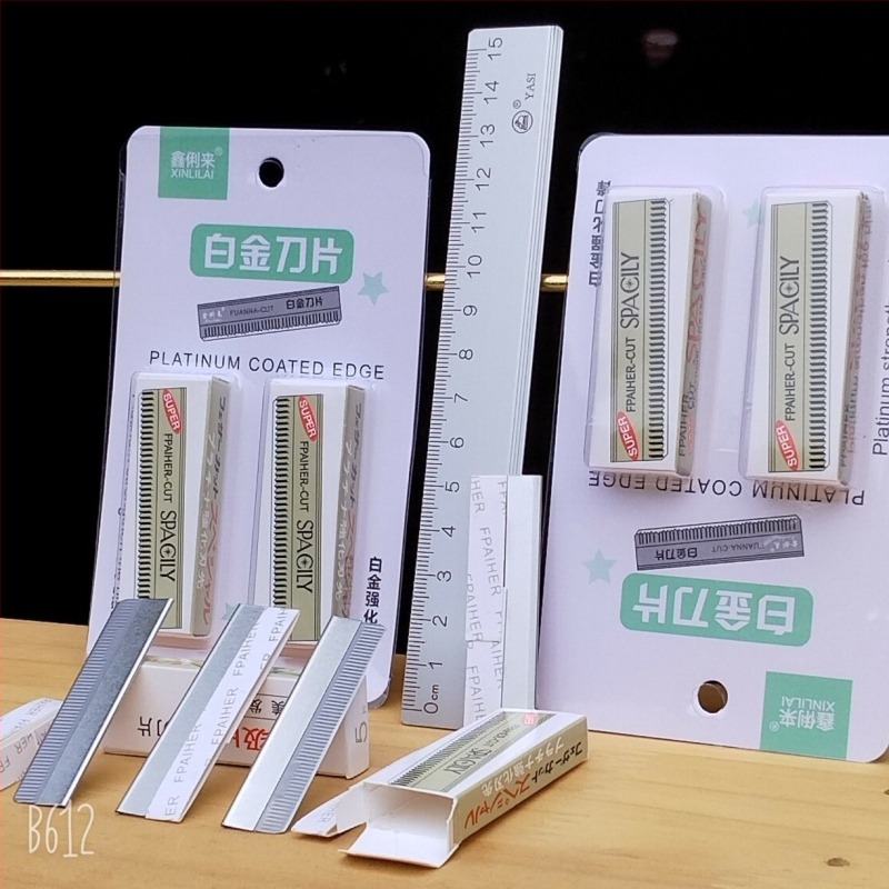 Žiletke za obrve – set od 10 kom, alat za oblikovanje obrva, materijal: običan