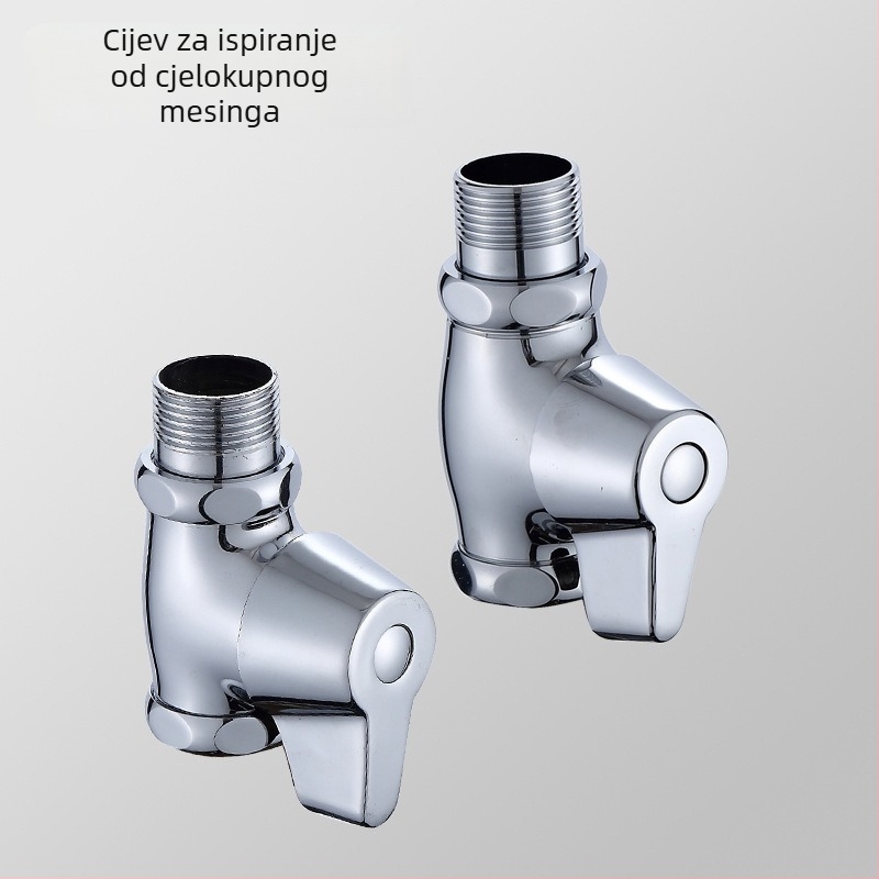 JW-6612 Automatski zatvarač splakivača za javnu WC, meso tijelo, tlak vode 0,8–1,2 MPa, ispiranje 4–8 s