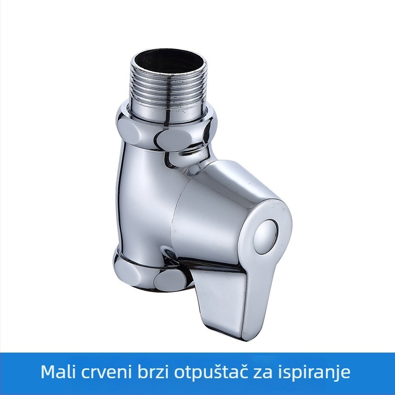 JW-6612 Automatski zatvarač splakivača za javnu WC, meso tijelo, tlak vode 0,8–1,2 MPa, ispiranje 4–8 s