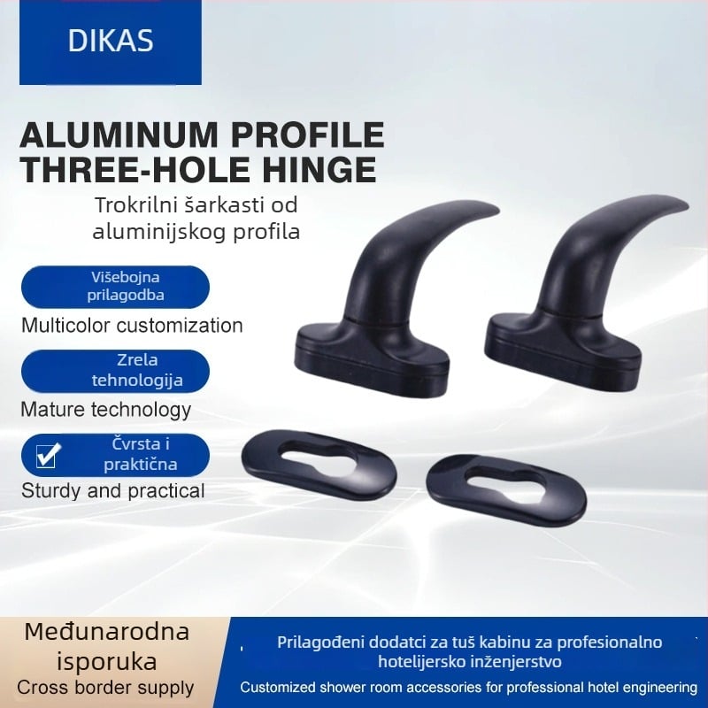 Kuke za vrata i prozore od aluminijske legure | Model: Jyz-fz001; Šifra proizvoda: DKS-FZ001; Površinska obrada: sprej; Namjena: vrata i prozori