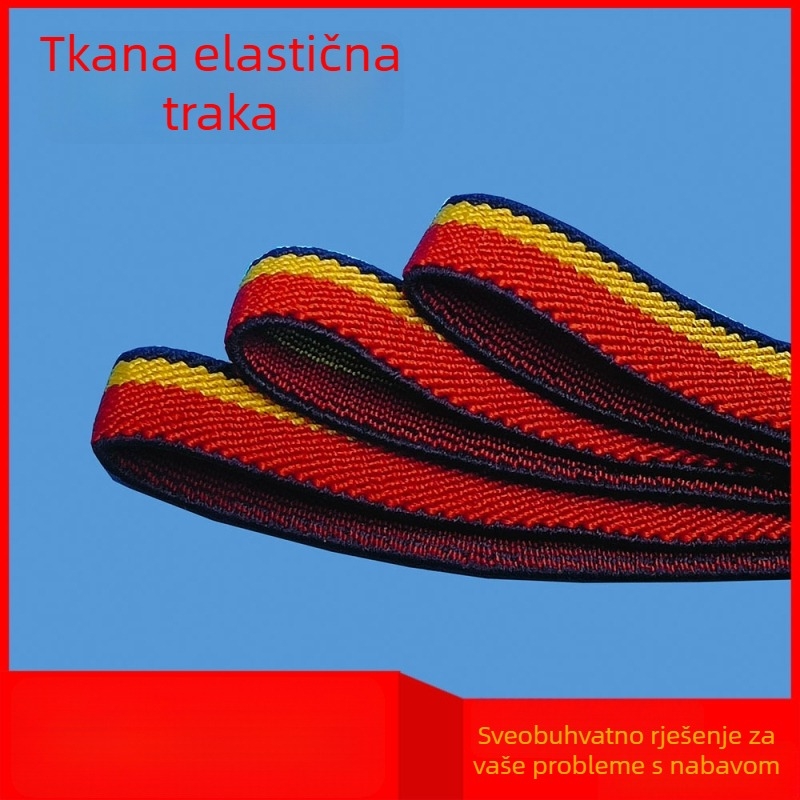 Poliesterska elastična traka, Honghui, visoka rastezljivost, za odjeću i industrijsku upotrebu