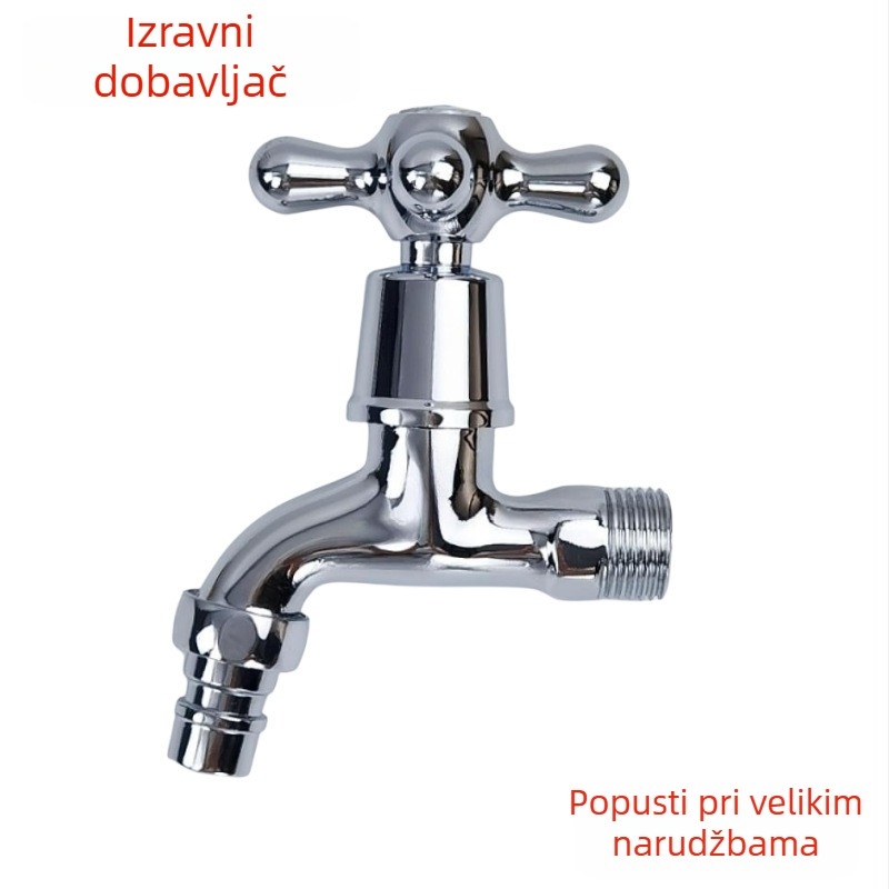 Ugradna magnetska slavina, cinkova legura, keramički disk ventila, 0–90°C, model JS-0122