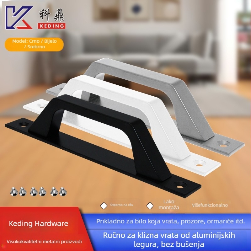 Ručke za vrata i prozore, aluminijska legura, površinsko montirane, KD-99, Kiding