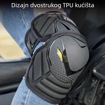 Motociklistička zaštitna oprema: koljena i lakatni štitnici, EVA materijal, dizajn otporan na vjetar, četverodjelni set