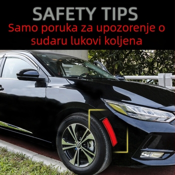 Dekorativne naljepnice za blatnike kotača — ABS materijal, jednostavan uzorak, samoljepljiva montaža, marka Yudai, univerzalna kompatibilnost