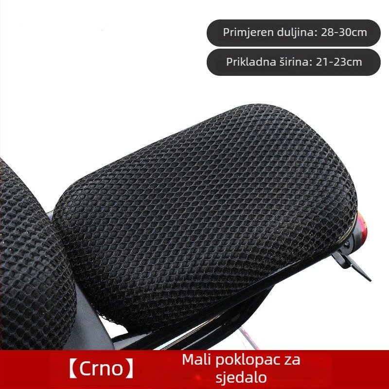 Navlaka za sjedalo električnog skutera s UV zaštitom, toplinskom izolacijom i prozračnom mrežom; materijal vlakna, sve sezone, prilagodba, privatna marka