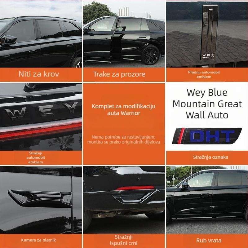 Auto dekorativni lim za prozore i vrata, traka za krovnu prtljagu i oznaka blatnika (Kod proizvoda: Pl554324693565; Bez prilagodbe; Značka: Drugo; Materijal: Drugo; Primjenjivi modeli: Drugo)