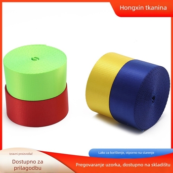 Hongxin najlon sigurnosna webbing traka – pet-twill uzorak, za spajanje, spašavanje od požara i industrijsku primjenu