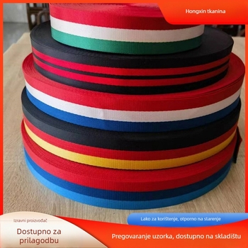 Hongxin najlon sigurnosna webbing traka – pet-twill uzorak, za spajanje, spašavanje od požara i industrijsku primjenu