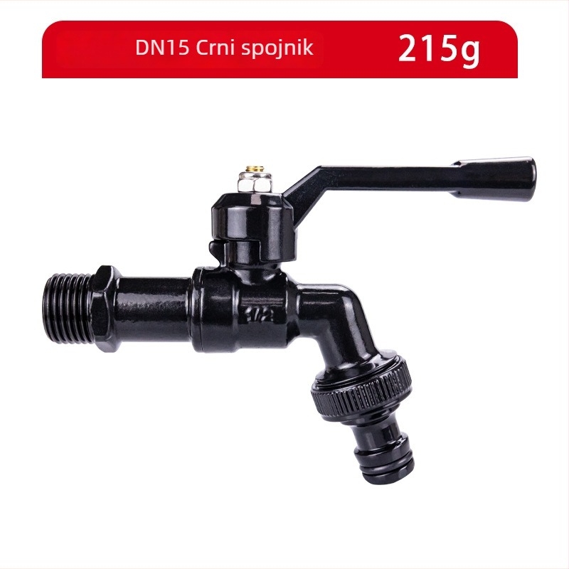 Kran za perilicu rublja, mesing tijelo, potpuno bakreni jezgrovni ventil, model TK8026C, raspon temperature -20°C do 120°C, PN16
