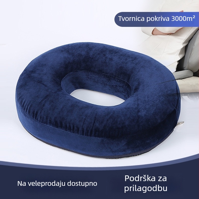 Jastuk za stolac s memorijskom pjenom, poliester materijal, za učenje, ured i restoran, prilagodljiv