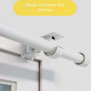 Držač zavjese s gornjim klipom - Model 8023, Željezo, Chuangshu, Moderni jednostavni stil, Ravni oblik