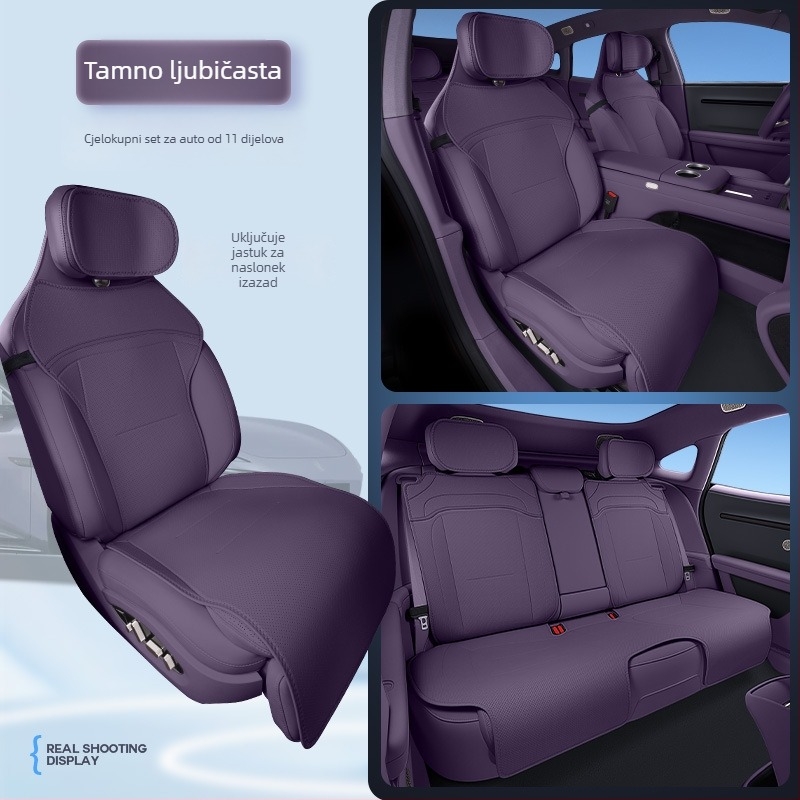 Presvlačenje zadnjeg sjedala Avita 06 – Napa materijal, prozračno i ventilirano, prilagodljivo, namijenjeno za određeni model vozila