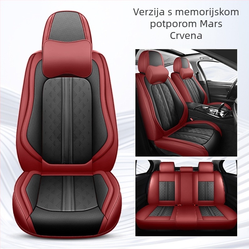 Pad's Navlaka za auto sjedalo - PU površina, punjenje od pjene, šivani rub, universalno za sve sezone