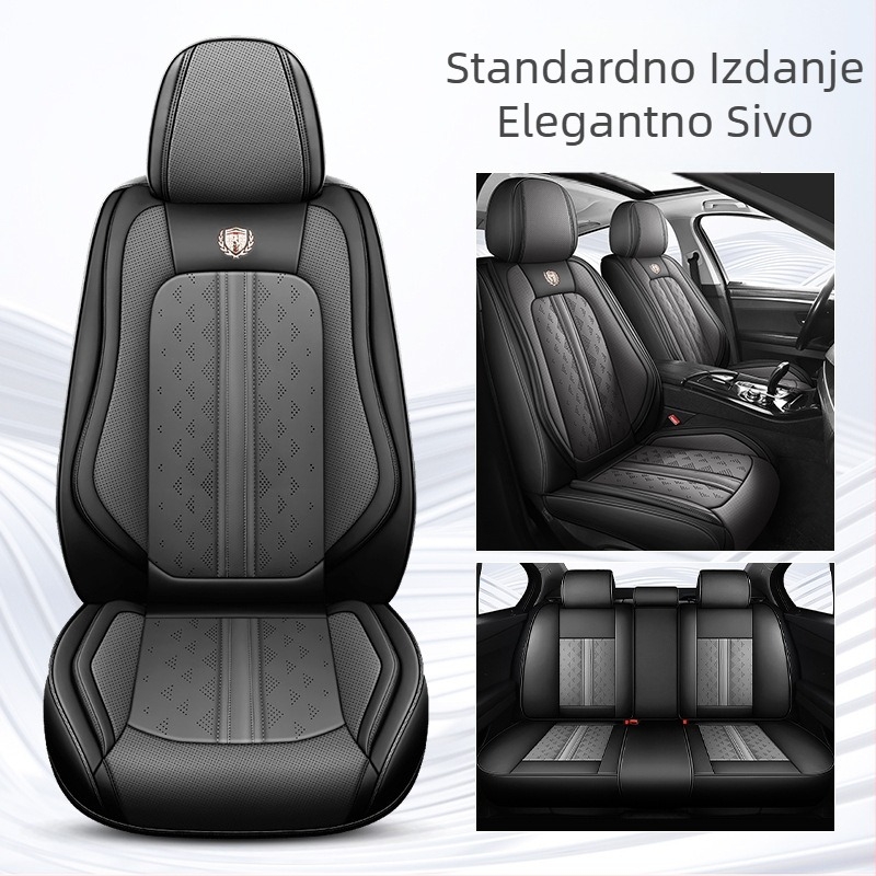 Pad's Navlaka za auto sjedalo - PU površina, punjenje od pjene, šivani rub, universalno za sve sezone
