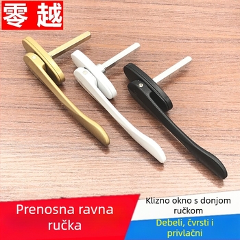 Yar 059 kvadratna ručica s osovinom – cinkova legura, plosna i skrivena, moderan stil