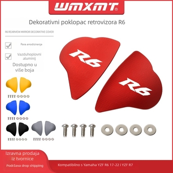 Dekorativni poklopac retrovizora za Yamaha YZF-R6/R7 (17–22, 21–23) – dekorativna zaštitna kapica – Explorer Trading Firm