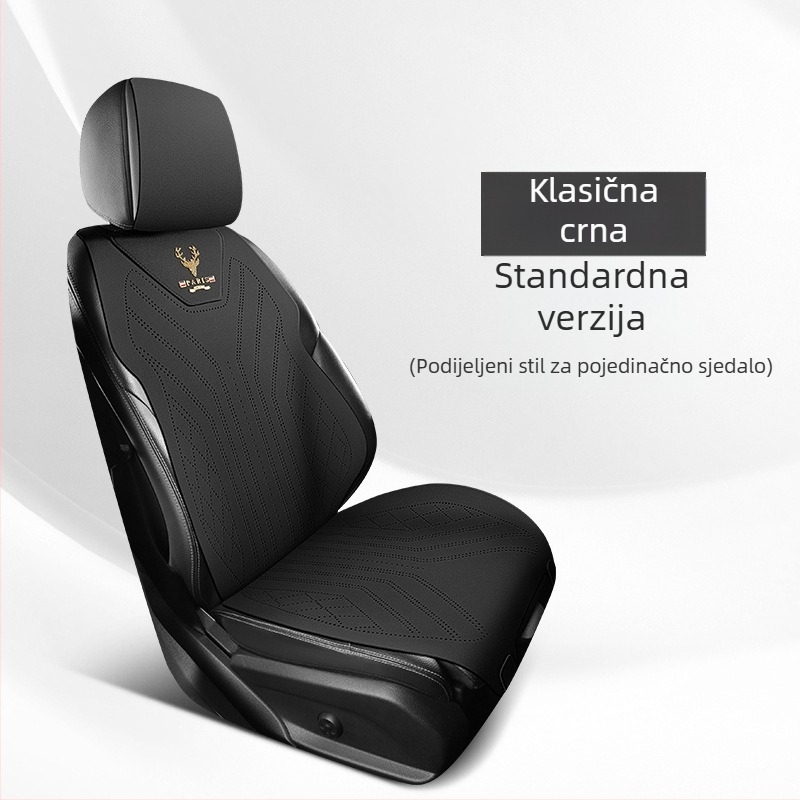 Set navlaka za sjedala automobila, tri dijela, površina od poliestera s baršunastim izgledom, za sve sezone