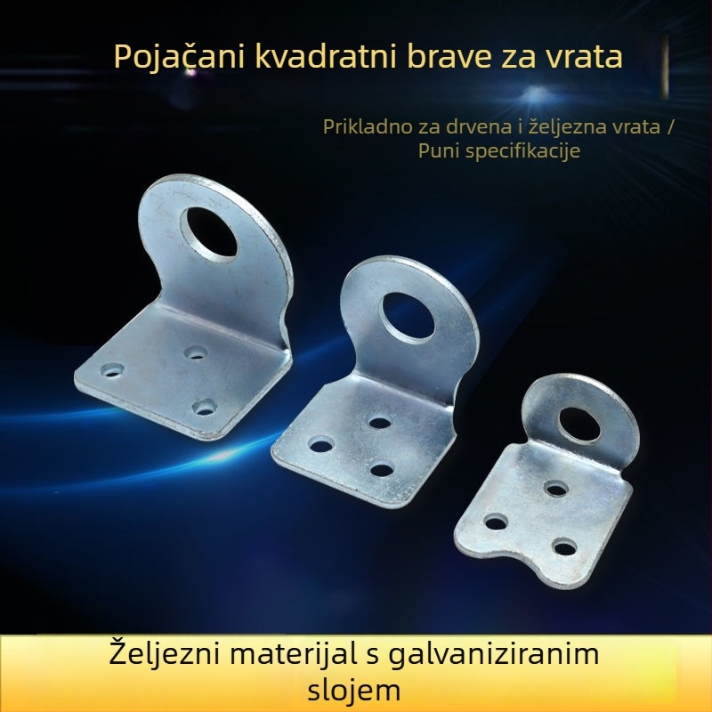 Željezna L-oblika zatvarač za vrata, 90° kut, moderni minimalistički stil