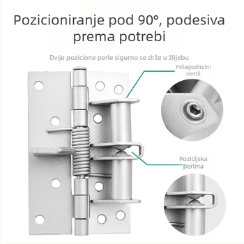 Pozicionirajuća opružna šarka za vrata i prozore; hladno valjani čelik; marka TIANJULE; model: opružna šarka; stil: moderan jednostavan; završna sprej prevleka