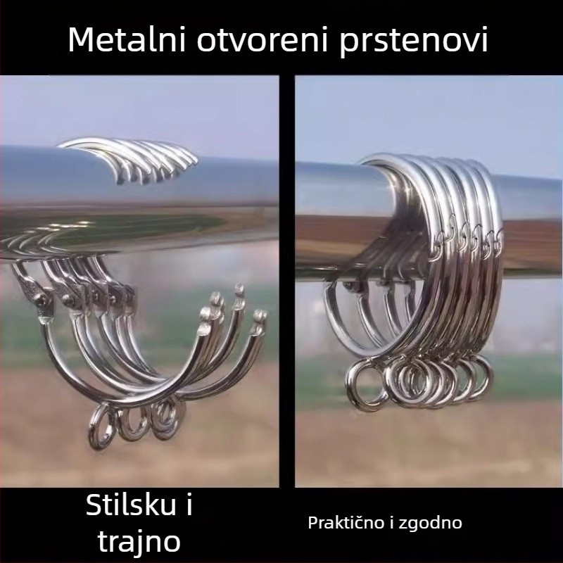 Prsten za zavjesu s metalnim kukom — crtani stil; materijal: magnet; kategorija: kopča za zavjese; prilagodba: Ne