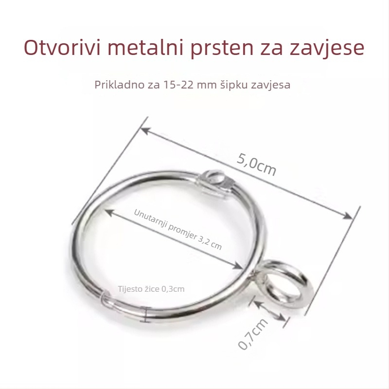 Prsten za zavjesu s metalnim kukom — crtani stil; materijal: magnet; kategorija: kopča za zavjese; prilagodba: Ne