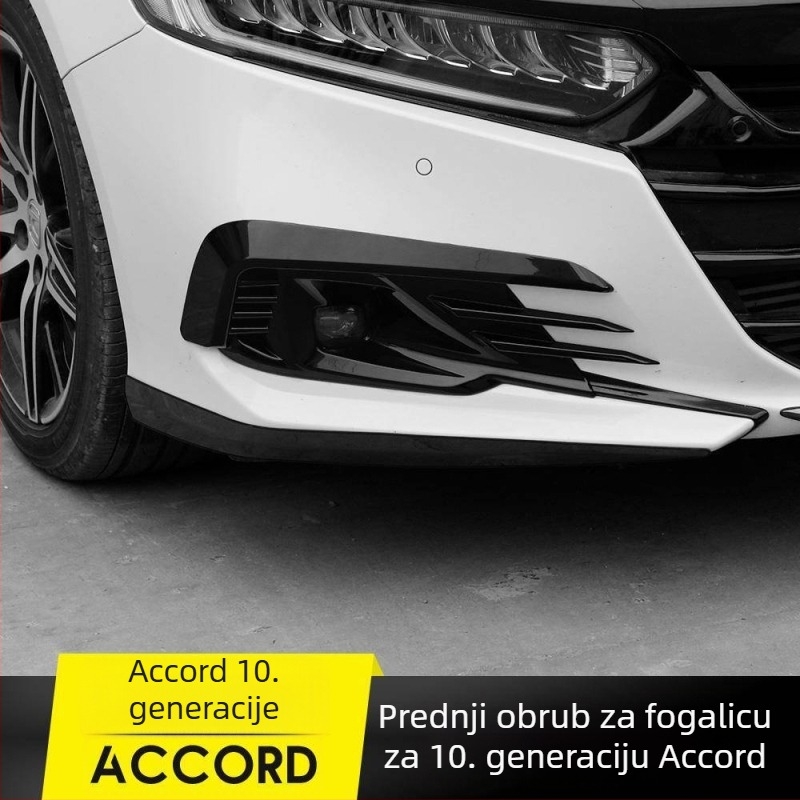 Prednji obrv svjetla za maglu Honda Accord 2018-2022, okvir svjetla magle za prednji branik, set od dva komada