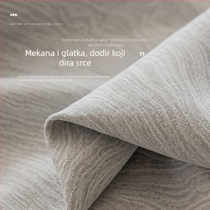 Francuski stil luksuzne chenille zavjese za dnevni boravak i spavaću sobu
