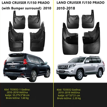 Herdsman Blatnik za Toyota Land Cruiser Prado FJ120/FJ90/LC90 (1995-2022), PP+TPE ekološki plastični materijal, mogućnost prilagodbe