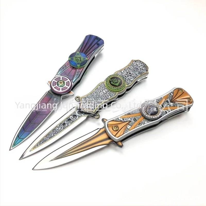 Sklopivi nož za outdoor i EDC – visoko-kvalitetan nehrđajući čelik, duljina oštrice 6,7 cm, višefunkcionalni, kompaktan dizajn